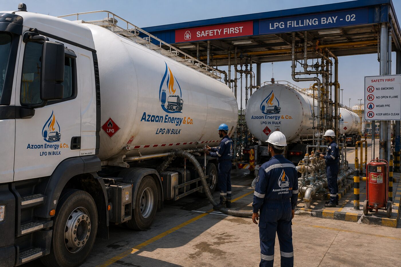 Azaan Energy bulk LPG bowser